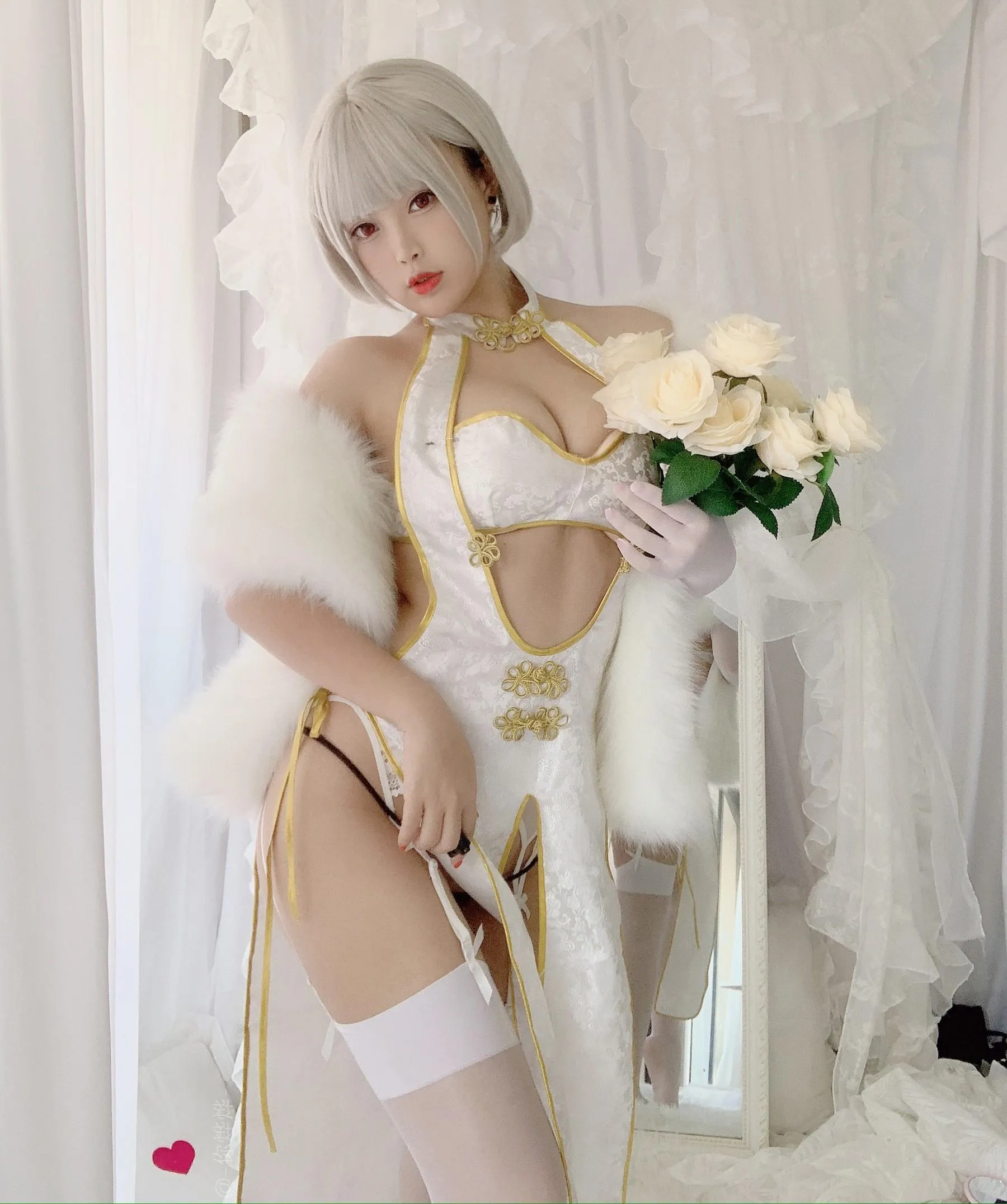 白烨 – NO.12 白旗袍 [41P]插图9